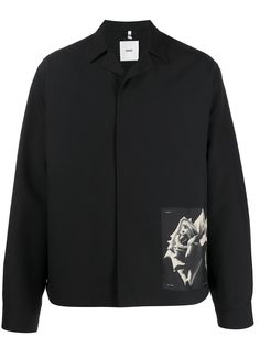 OAMC куртка-рубашка с графичным принтом