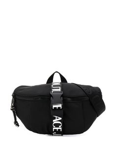 Versace Jeans Couture поясная сумка с контрастным логотипом