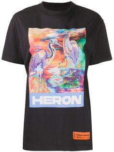 Heron Preston футболка с графичным принтом