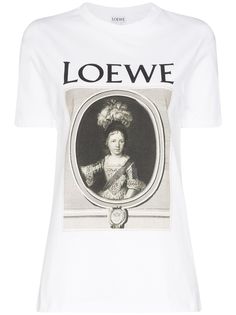Loewe футболка с принтом