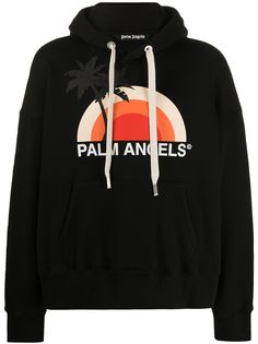Palm Angels худи с графичным принтом