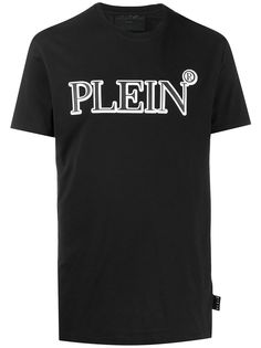 Philipp Plein футболка с тисненым логотипом