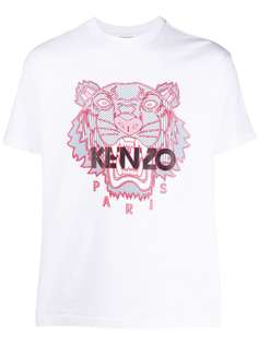 Kenzo футболка с принтом Tiger