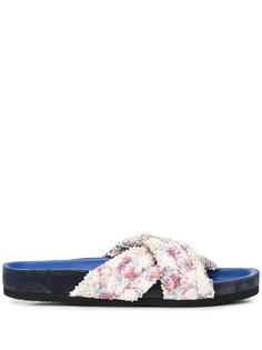 Isabel Marant Holden crisscross-strap slides