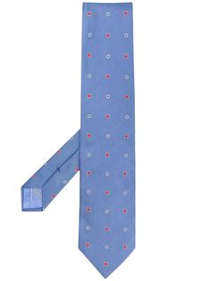 Brioni галстук с вышивкой