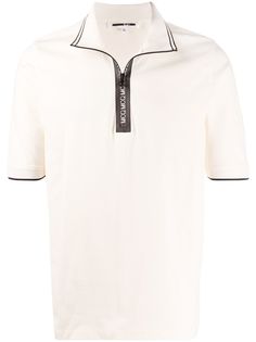 McQ Alexander McQueen front zipped T-shirt