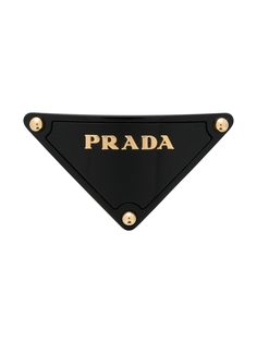 Prada треугольная заколка для волос