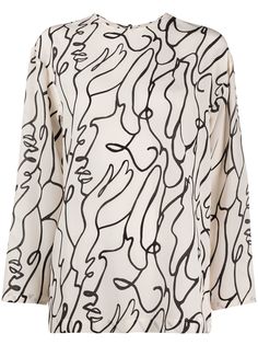 Alysi блузка с абстрактным принтом
