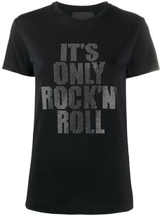 John Richmond футболка с принтом Rock n Roll