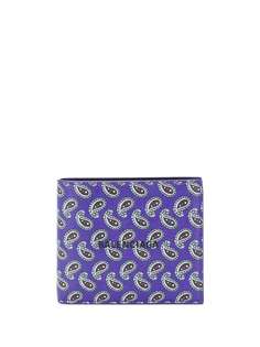 Balenciaga paisley bi-fold wallet