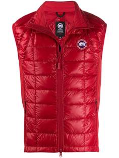 Canada Goose logo patch padded gilet
