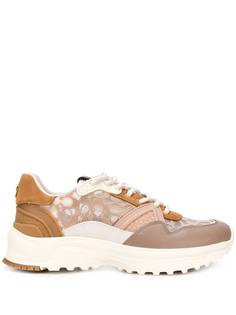 Coach кроссовки Runner в стиле колор-блок