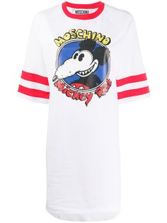 Moschino платье-футболка Mickey Rat