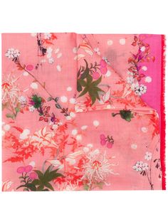Givenchy платок с цветочным принтом