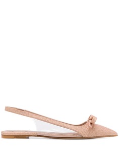 Red Valentino балетки Sandie с блестками