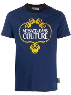 Versace Jeans Couture baroque logo print T-shirt