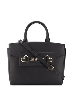 Love Moschino сумка-тоут с металлическим логотипом