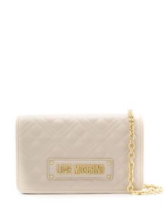 Love Moschino стеганый клатч
