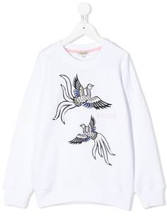 Kenzo Kids embroidered bird sweatshirt