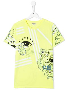 Kenzo Kids Tiger print T-shirt