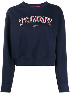 Tommy Jeans толстовка свободного кроя с неоновым логотипом