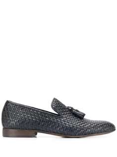 Daniele Alessandrini tassel-front woven loafers