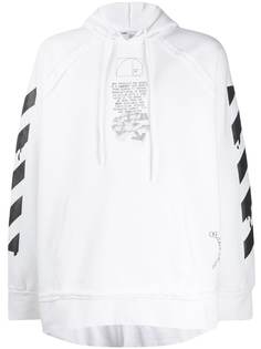 Off-White худи с принтом Dripping Arrows