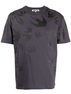 McQ Alexander McQueen swallow-print crew-neck T-shirt