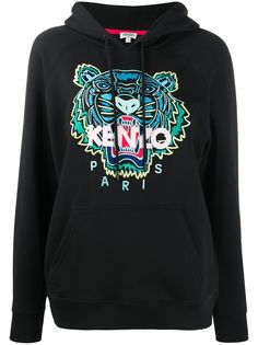 Kenzo толстовка с капюшоном и вышивкой Tiger