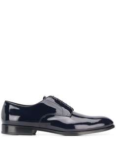 Doucals patent oxford shoes