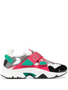 Kenzo contrast-panel low top trainers
