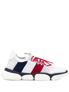 Moncler mesh detail low-top sneakers
