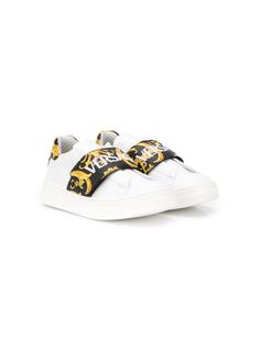 Young Versace brocade print sneakers