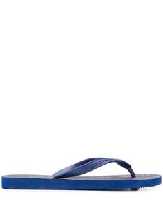Versace Jeans Couture logo print flip-flops