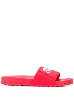 Versace Jeans Couture flat logo slides