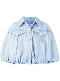 Vivetta cropped oversized denim jacket