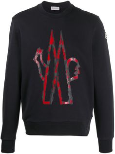 Moncler printed detail sweatshirt