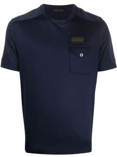 Prada logo patch short-sleeved T-shirt