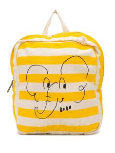 Bobo Choses striped elephant print backpack