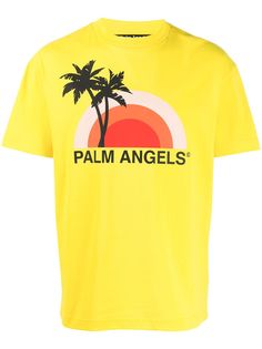 Palm Angels Sunset logo printed T-shirt