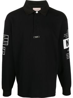 Buscemi printed sleeve polo shirt