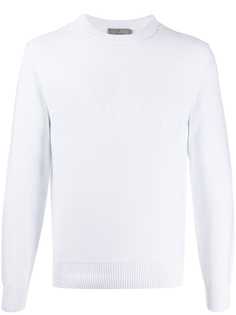 Canali crew-neck logo jumper