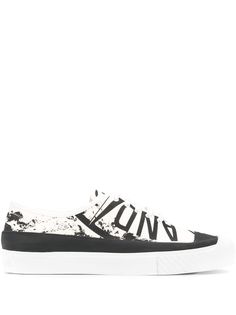 Stone Island printed slip-on sneakers