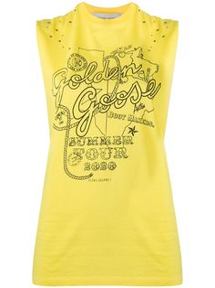 Golden Goose logo tank top