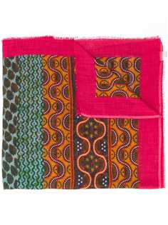 Faliero Sarti multi-print embroidered scarf