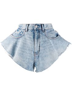 Alexander Wang wide denim shorts