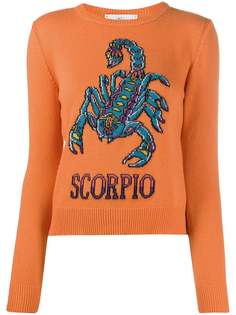 Alberta Ferretti Scorpio intarsia slim-fit jumper