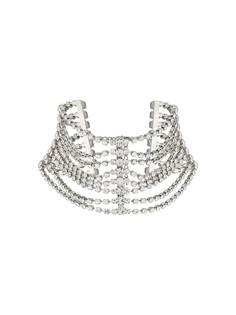 AREA draped cupchain choker