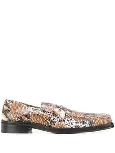 Martine Rose square toe loafers