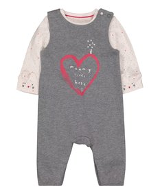 Комбинезон "Сердце" и боди в комплекте Mothercare